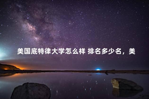 美国底特律大学怎么样 排名多少名，美国底特律大学怎么样 排名多少分